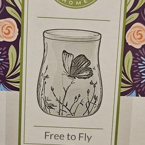 Scentsy Free to Fly Warmer - Purple and Green
